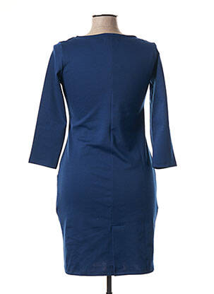 Rochie midi mâneci 3/4 mâneci 3/4 albastru CHATELET femeie