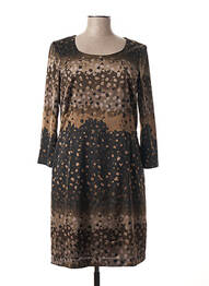 Rochie scurtă mâneci 3/4 mâneci 3/4 gri SANDWICH femeie