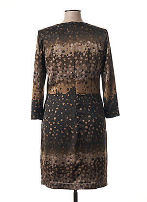 Rochie scurtă mâneci 3/4 mâneci 3/4 gri SANDWICH femeie