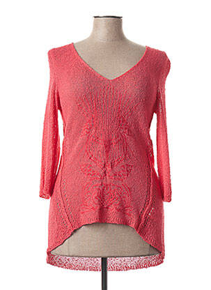 Pulover tunică roz ALDOMARTINS femeie