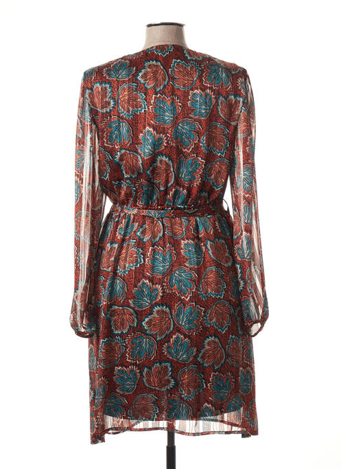 Rochie midi maro SIGNE NATURE femeie