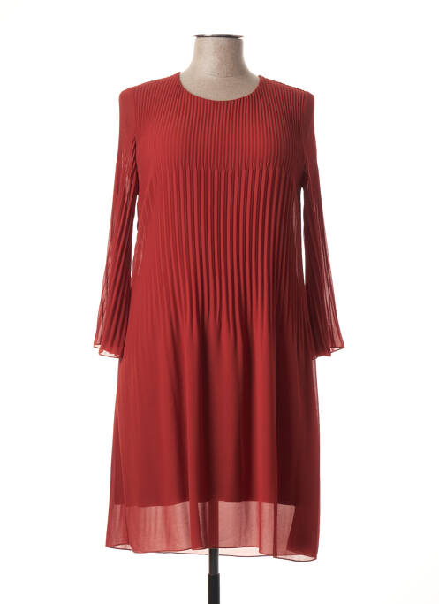 Rochie midi portocaliu SIGNE NATURE femeie