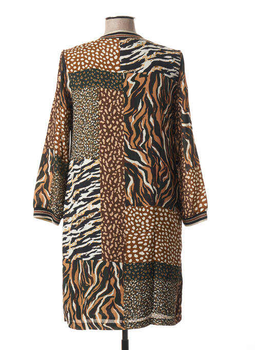 Rochie midi maro SIGNE NATURE femeie