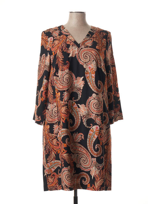 Rochie midi portocaliu SIGNE NATURE femeie