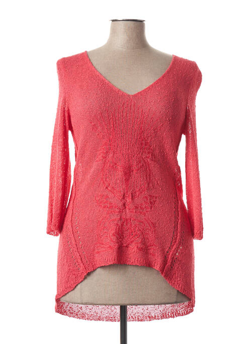 Pulover tunică roz ALDOMARTINS femeie