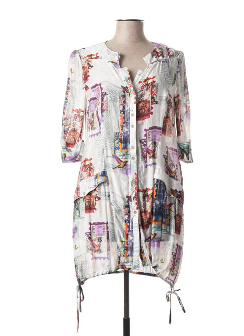 Tunică mâneci lungi gri GARELLA femeie