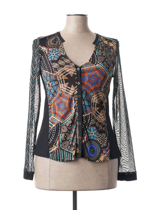 Vestă cu mâneci lungi negru GARELLA femeie