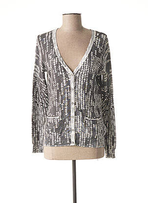 Vestă cu mâneci lungi gri SANDWICH femeie