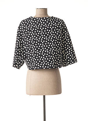 Jachete casual guler rotund albastru POUSSIERE D'ETOLE femeie