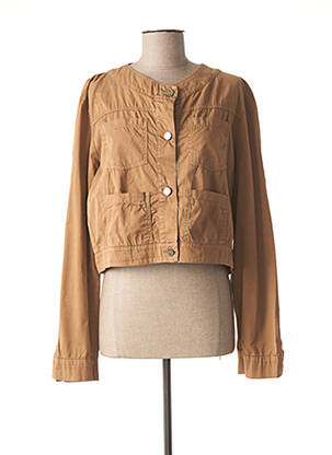 Jachete casual guler rotund maro LA FEE MARABOUTEE femeie
