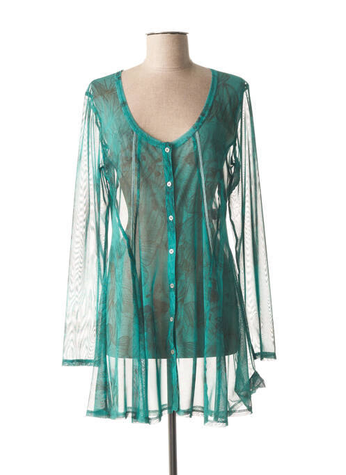 Tunică mâneci lungi verde GARELLA femeie