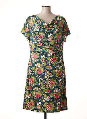 Rochie midi mâneci scurte mâneci scurte verde SMASHED LEMON femeie