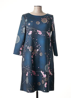 Rochie midi mâneci 3/4 mâneci 3/4 alb ANIMAPOP femeie
