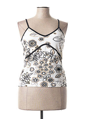 Top bej BLEU BLANC ROUGE femeie