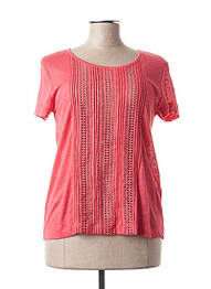 Tricou imprimeu fantezie mâneci scurte roz GERARD DAREL femme