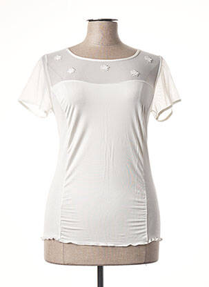 Top alb FRALY femeie