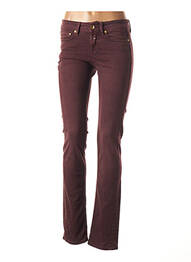 Pantalon subțire talie joasă violet CLOSED femeie
