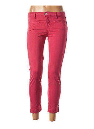 Pantalon 7/8 elasticitate talie joasă roz DENIM STUDIO femeie
