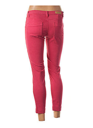 Pantalon 7/8 elasticitate talie joasă roz DENIM STUDIO femeie