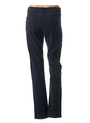 Pantalon subțire talie înaltă albastru IMPACT femeie