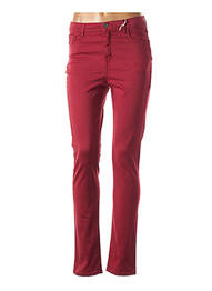 Pantalon buzunare talie înaltă roșu IMPACT femme
