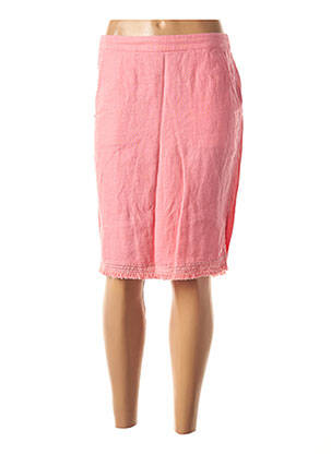 Fustă midi roz SANDWICH femeie