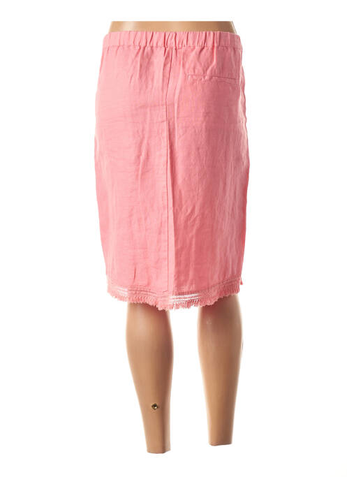 Fustă midi roz SANDWICH femeie