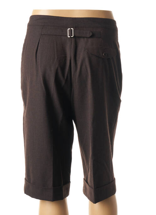 Pantalon trei sferturi croială dreaptă mărime normală maro MATIN BLANC femme