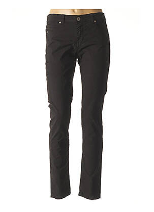 Pantalon subțire talie joasă negru DENIM STUDIO femeie