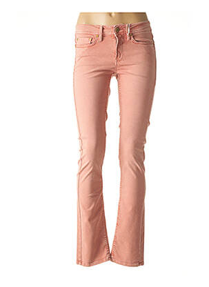 Pantalon croială dreaptă talie joasă roz CLOSED femeie