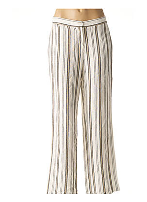 Pantalon alb SIGNE NATURE femeie