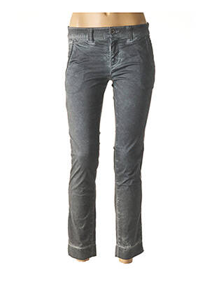Pantalon 7/8 elasticitate talie joasă gri LUNATISME femeie