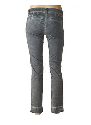 Pantalon 7/8 elasticitate talie joasă gri LUNATISME femeie