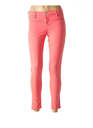 Pantalon 7/8 elasticitate mărime normală roz DENIM STUDIO femeie