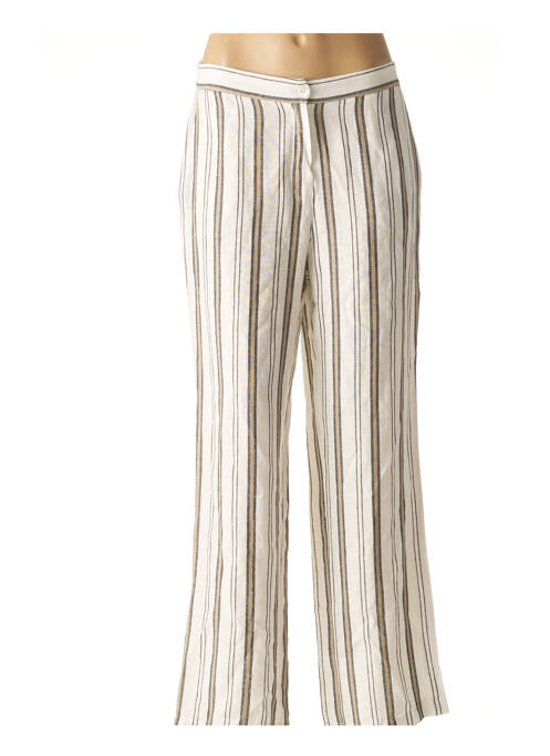 Pantalon alb SIGNE NATURE femeie