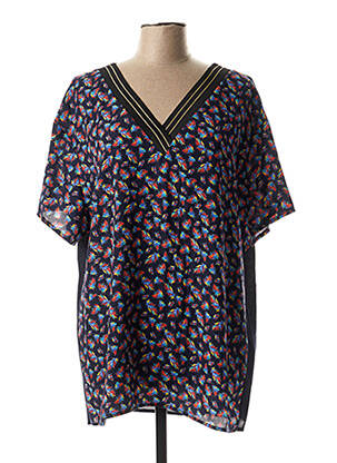 Tunică mâneci scurte albastru MULTIPLES femeie