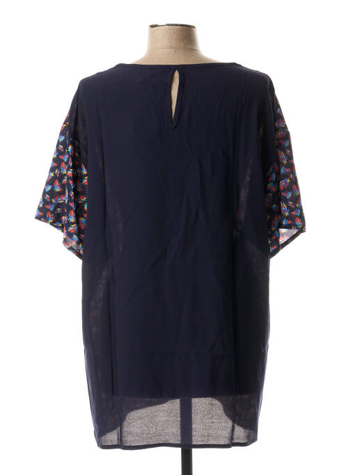 Tunică mâneci scurte albastru MULTIPLES femeie