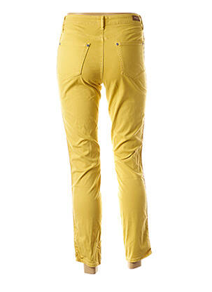 Pantalon slim mărime normală mărime normală galben MAYJUNE femeie