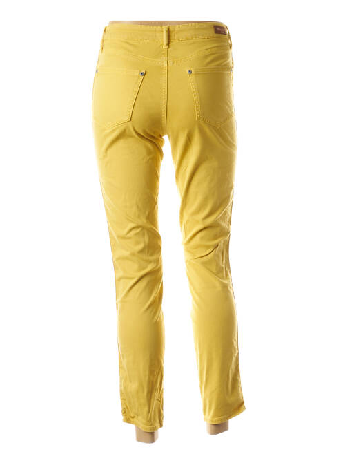 Pantalon slim galben MAYJUNE femeie