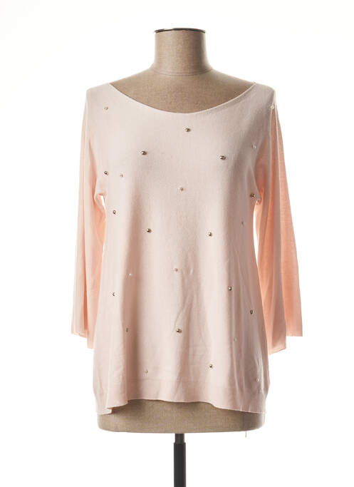 Pulover roz BLANC BOHEME femeie