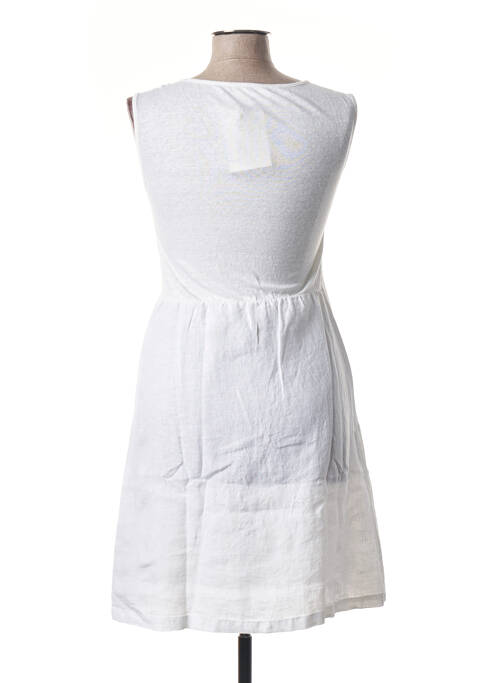 Rochie midi alb BLANC BOHEME femeie