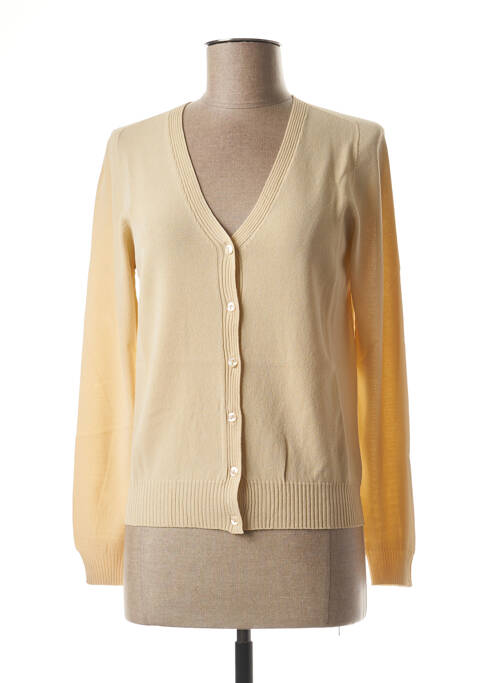 Vestă cu mâneci lungi bej BLANC BOHEME femeie