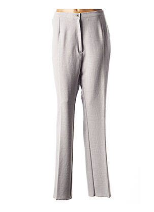 Pantalon talie elastică gri GEVANA femeie