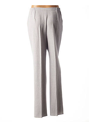 Pantalon talie elastică gri GEVANA femeie