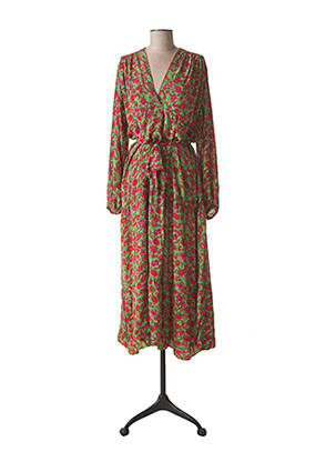 Rochie midi verde GOLD SILVER femeie