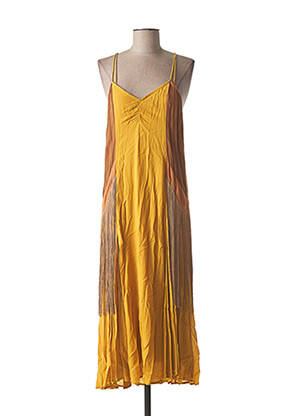 Rochie lungă galben WILD femeie