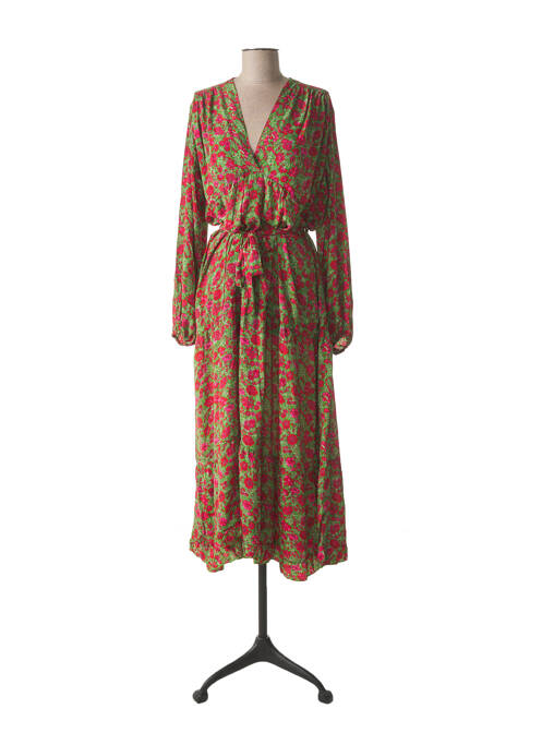 Rochie midi verde GOLD SILVER femeie