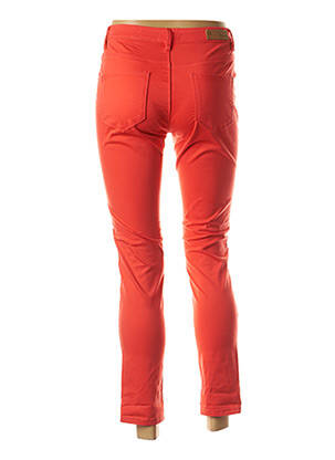 Pantalon 7/8 elasticitate mărime normală roșu F.A.M. femeie