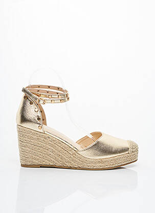 Espadrile închidere cu buclă(e) toc de 7 la 9 cm bej VANESSA WU femme