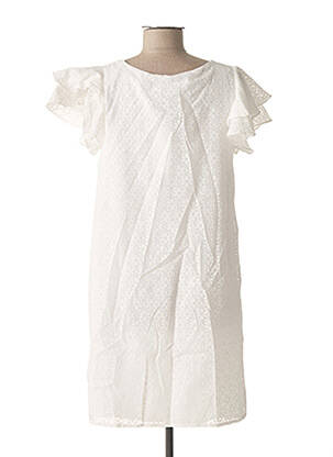 Rochie scurtă croială evazată alb MOLLY BRACKEN femeie